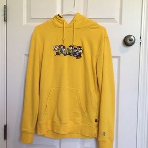 Yellow Huf Hoodie ft. Peanuts End Credits (small)